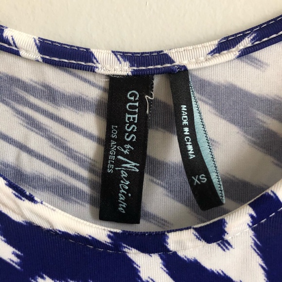 Blue & White Maxi Dress by Marciano - Picture 2 of 4